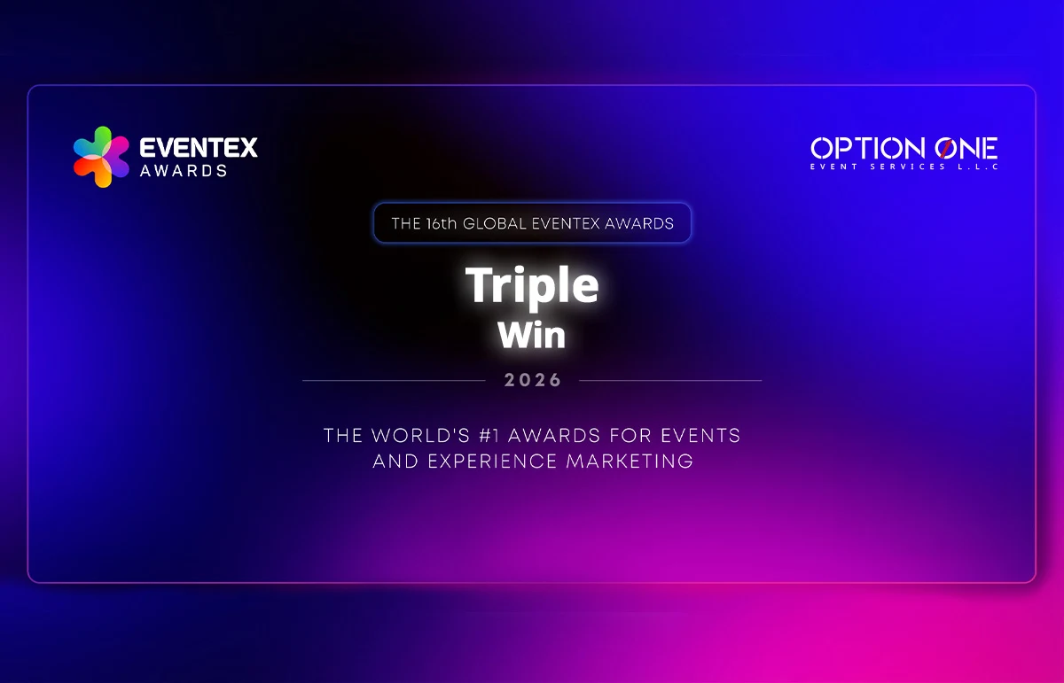 Option 1 Group Wins 3 Awards at Eventex Awards 2026